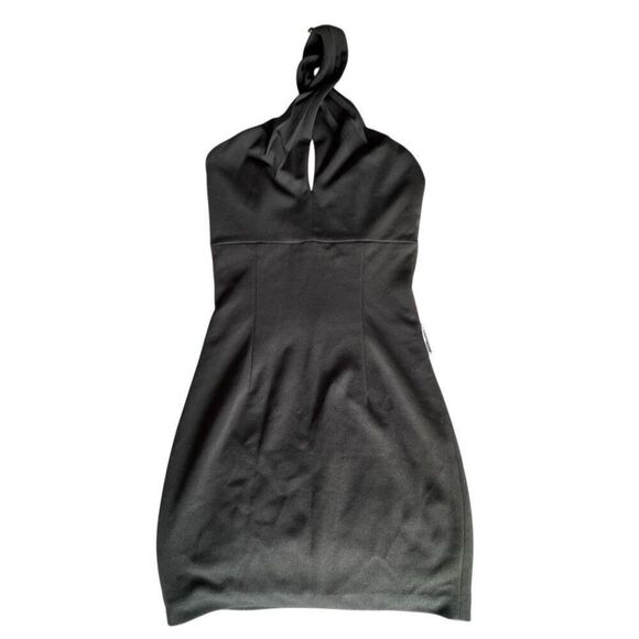 Dress the Population Ryan Cross-Front Halter Bodycon Dress S - Picture 2 of 9